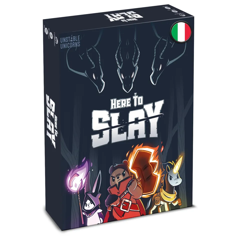 Asmodee Here to Slay gioco di carte base edizione italiana 2-6 giocatori