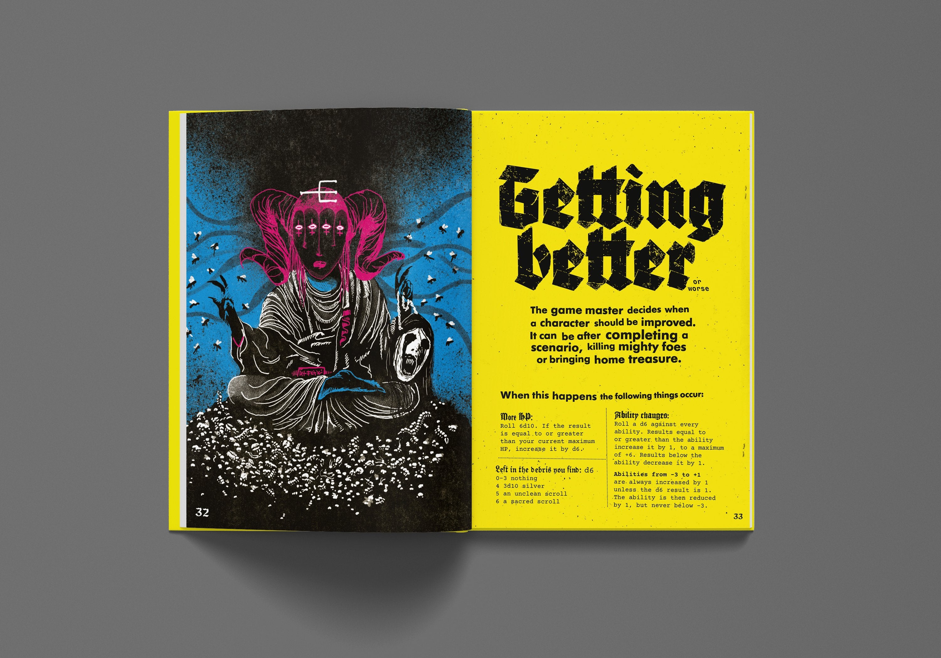 Free League Mörk Borg Artpunk manuale gioco di ruolo fantasy