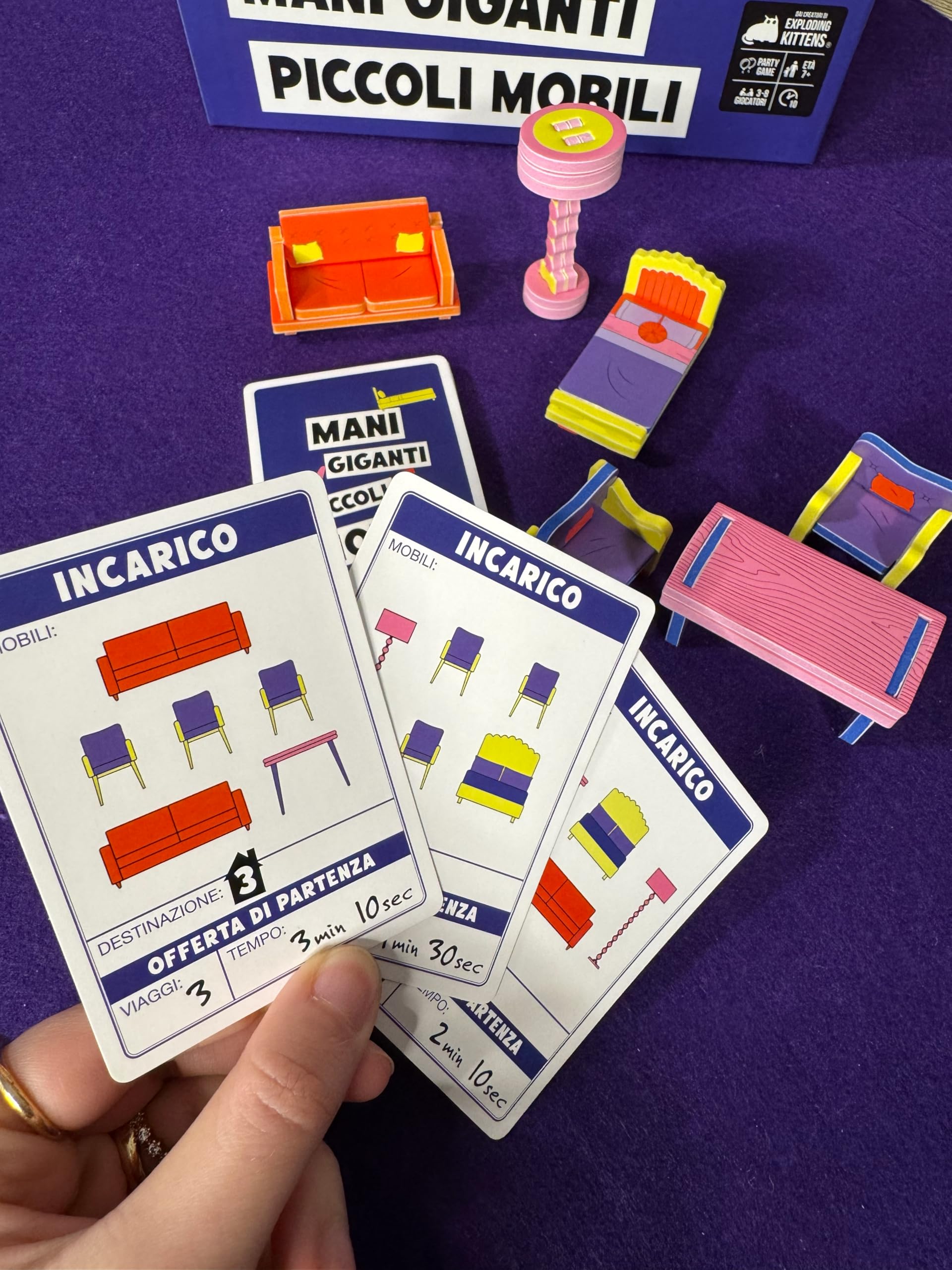 Asmodee Mani Giganti Piccoli Mobili gioco destrezza 3-8 giocatori
