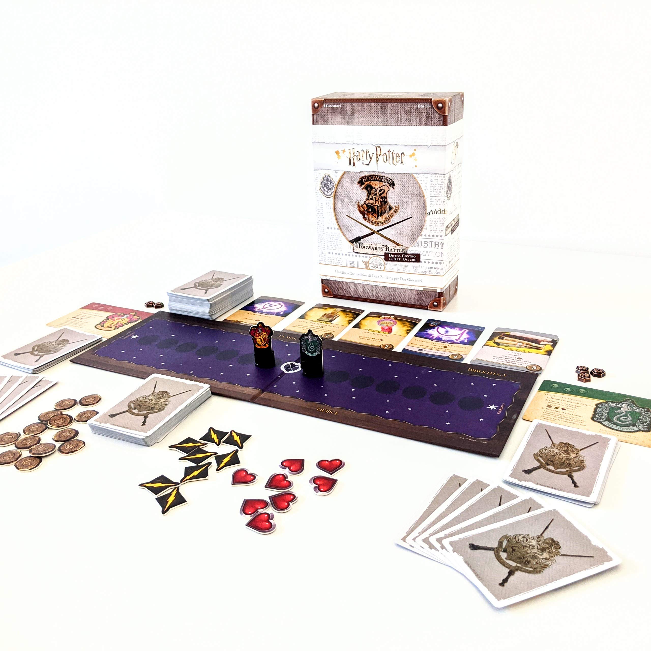 Asmodee Harry Potter Hogwarts Battle Gioco Carte Duello 2 Gioc