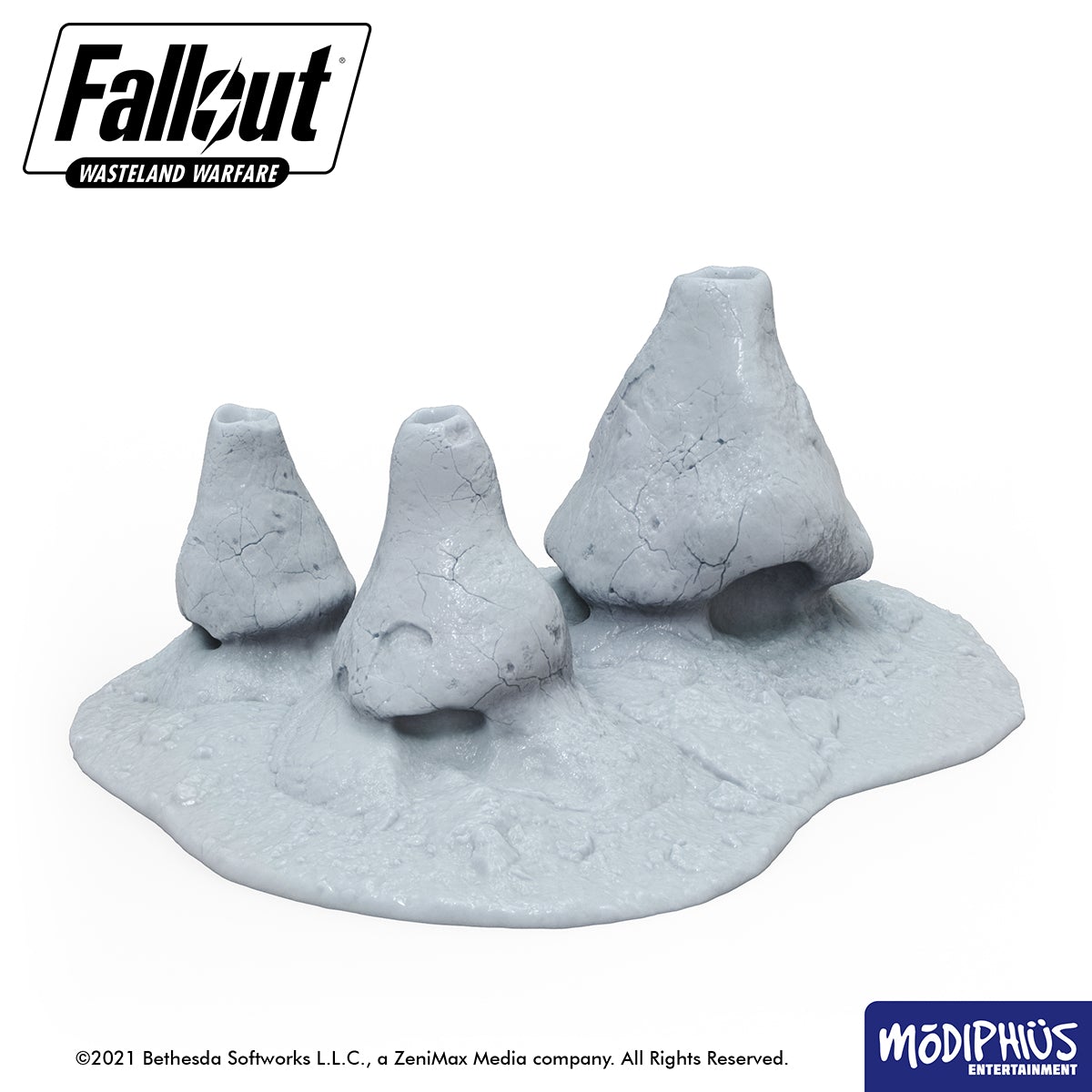 Modiphius Fallout Wasteland Warfare Ant Nests file STL stampa 3D