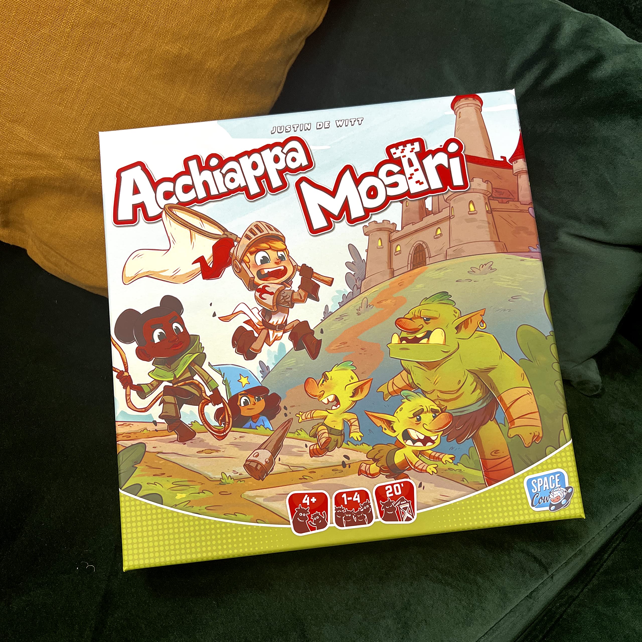 Asmodee Acchiappa Mostri gioco da tavolo cooperativo 1-4 giocatori