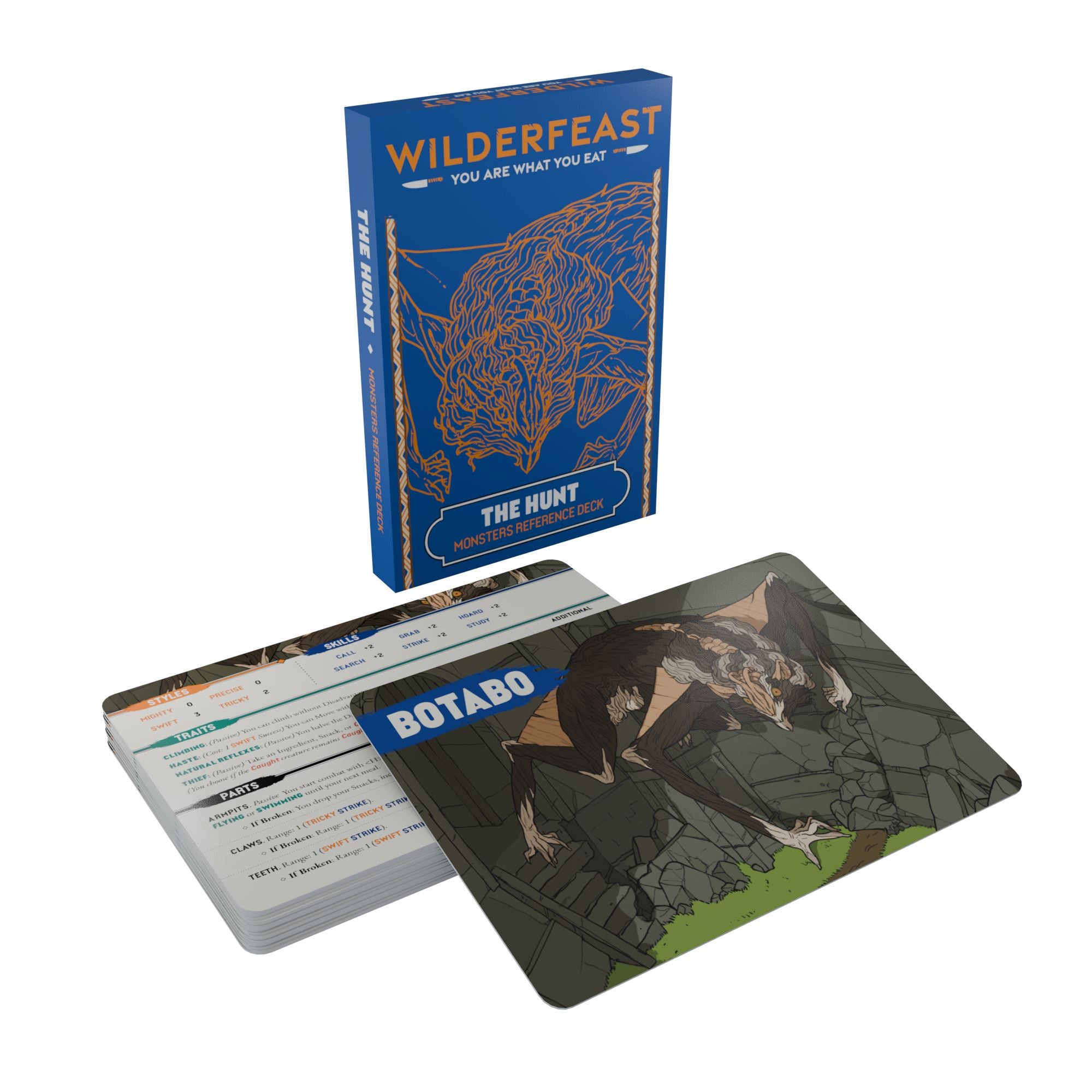 Wilderfeast The Hunt mazzo mostri 40 carte reference deck