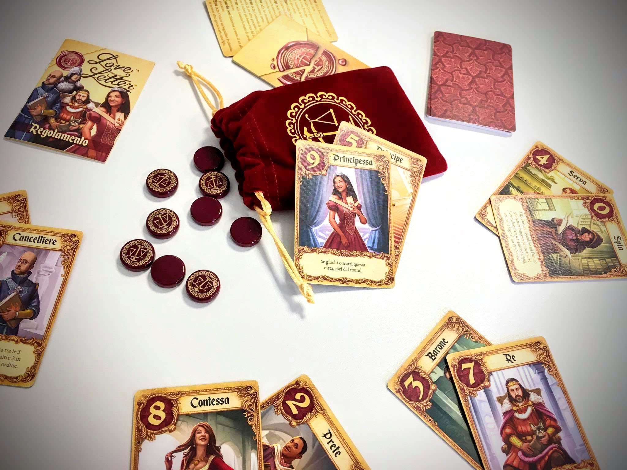 Asmodee Love Letter Gioco di Carte Bluff 2-6 giocatori italiano