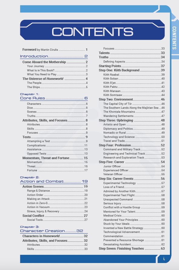 Modiphius Homeworld Revelations Core Rulebook manuale GDR inglese