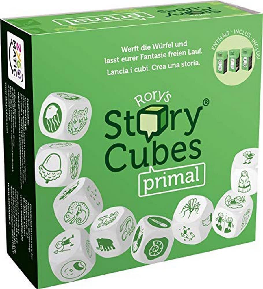 Rory's Story Cubes Primal Gioco Dadi Verde 9 Dadi 8080