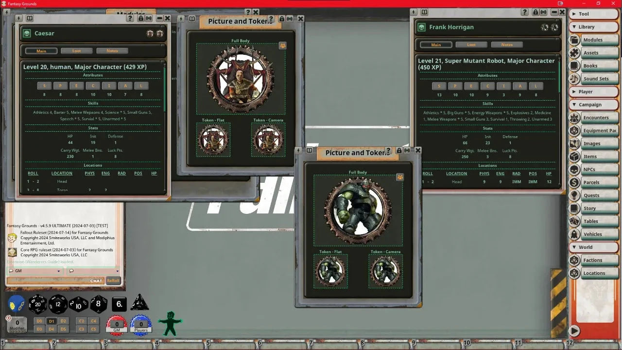 Modiphius Fallout Roleplaying Game Wanderers Guide Modulo VTT