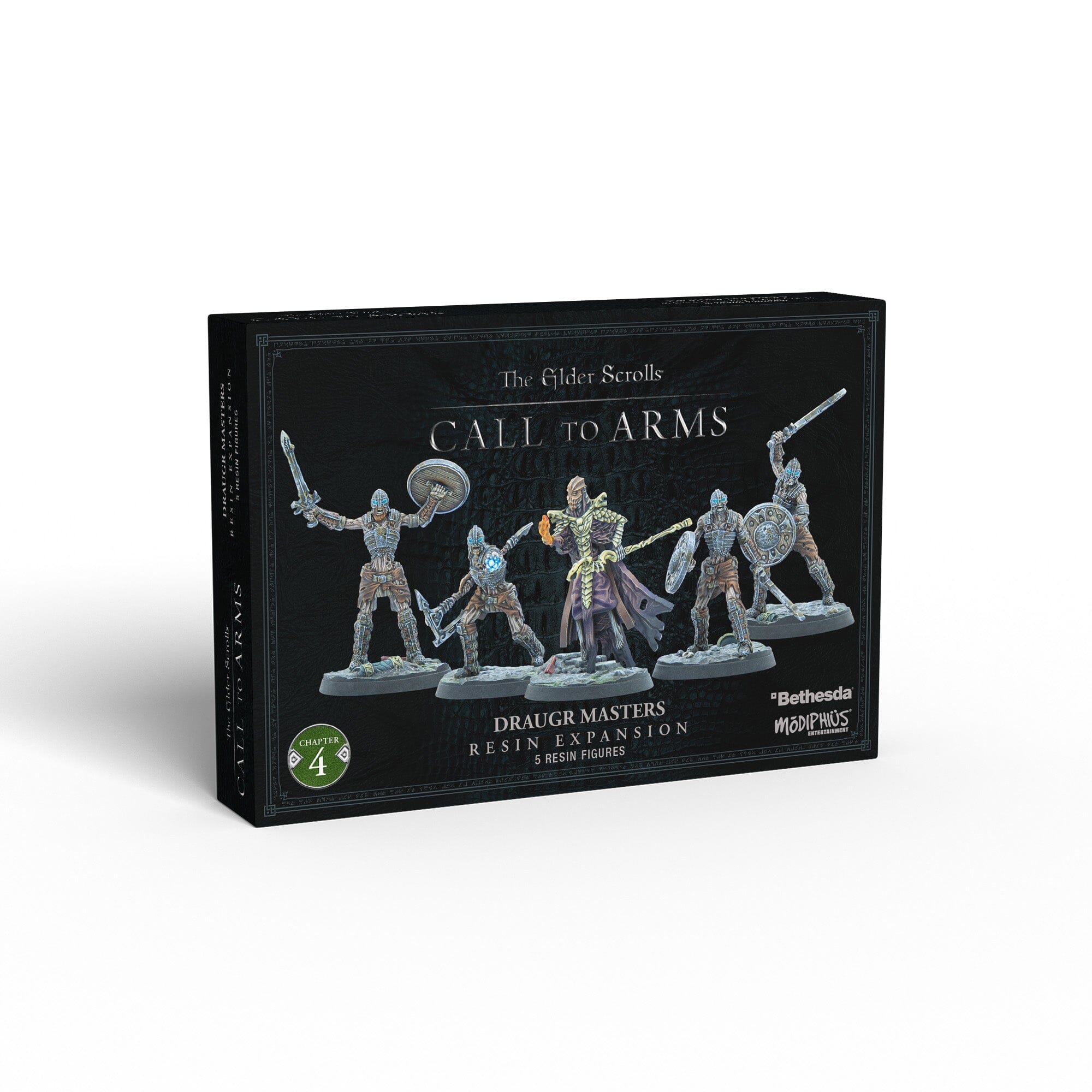 Modiphius Elder Scrolls Draugr Masters miniature 32mm 5 pezzi
