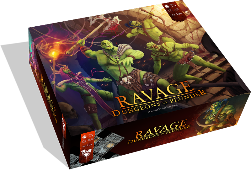 Ravage Dungeons of Plunder gioco da tavolo orchi modalità co-op solo