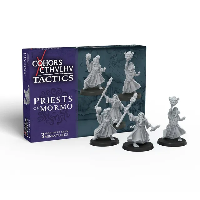 Modiphius Cohors Cthulhu Priests of Mormo miniature resina 28mm