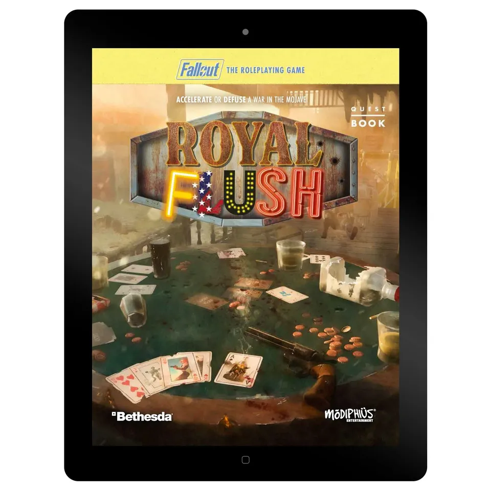 Modiphius Fallout 2d20 Royal Flush Gioco Ruolo PDF Mojave 240 Pagine