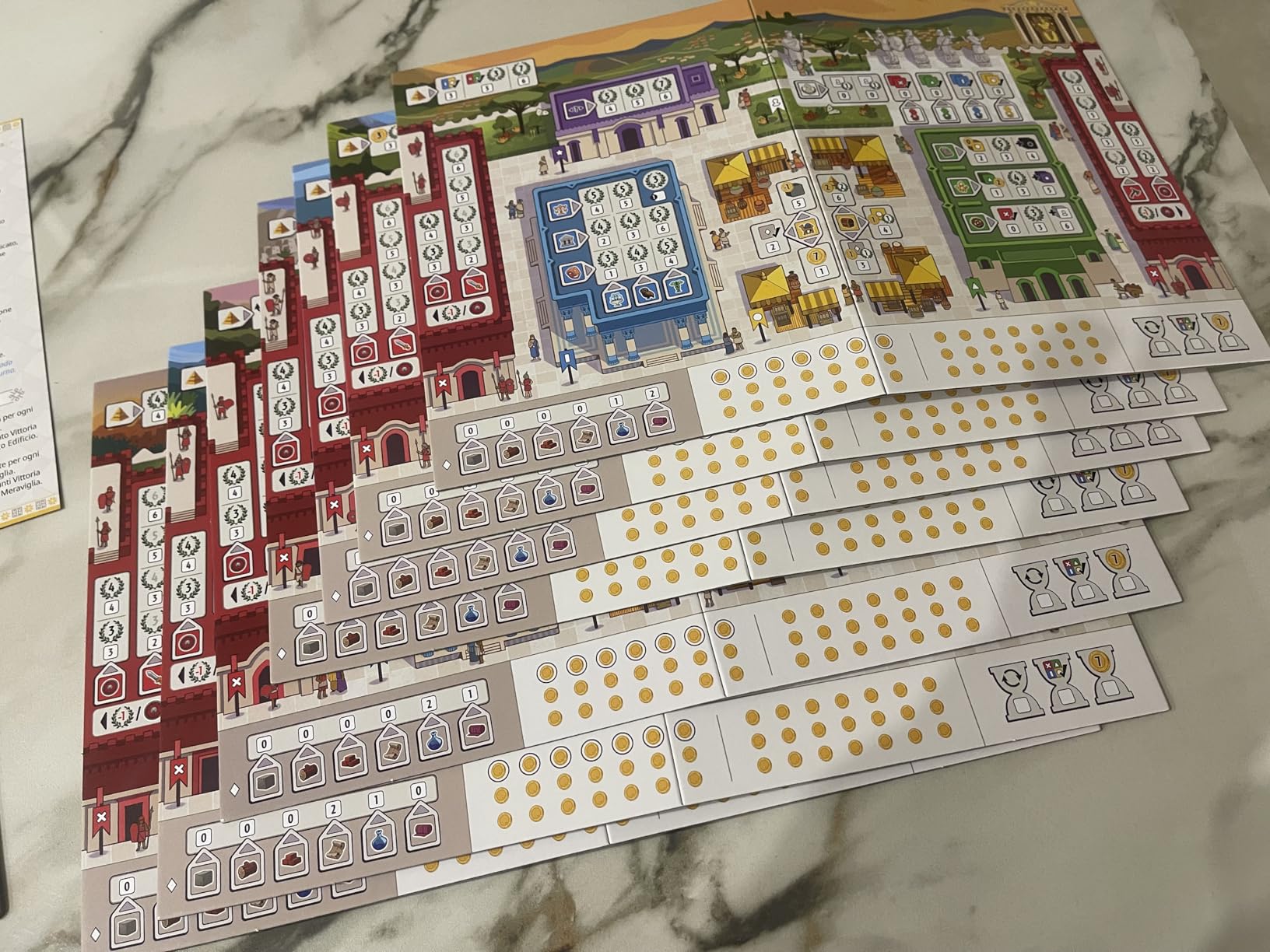 Asmodee 7 Wonders Dice gioco da tavolo roll & write italiano