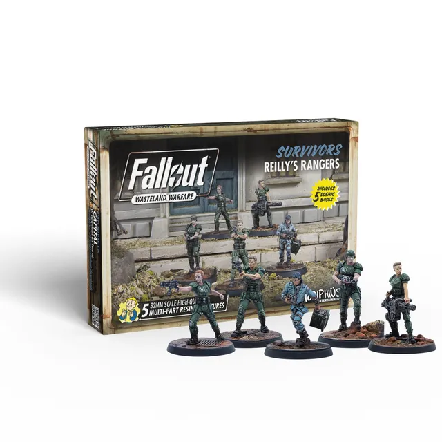 Modiphius Fallout Wasteland Reilly's Rangers 5 miniature