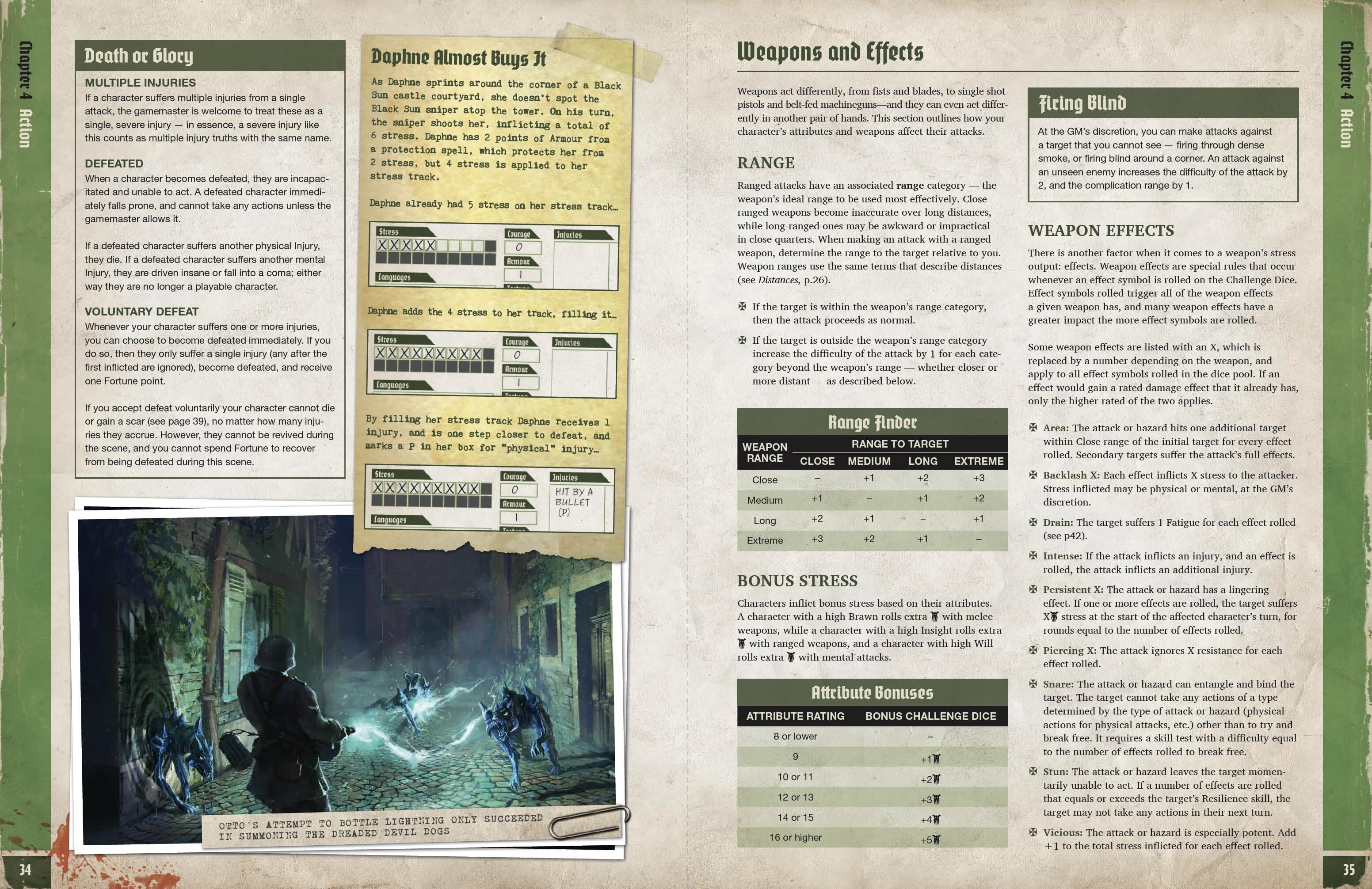 Modiphius Achtung! Cthulhu Player's Guide manuale GDR 2d20