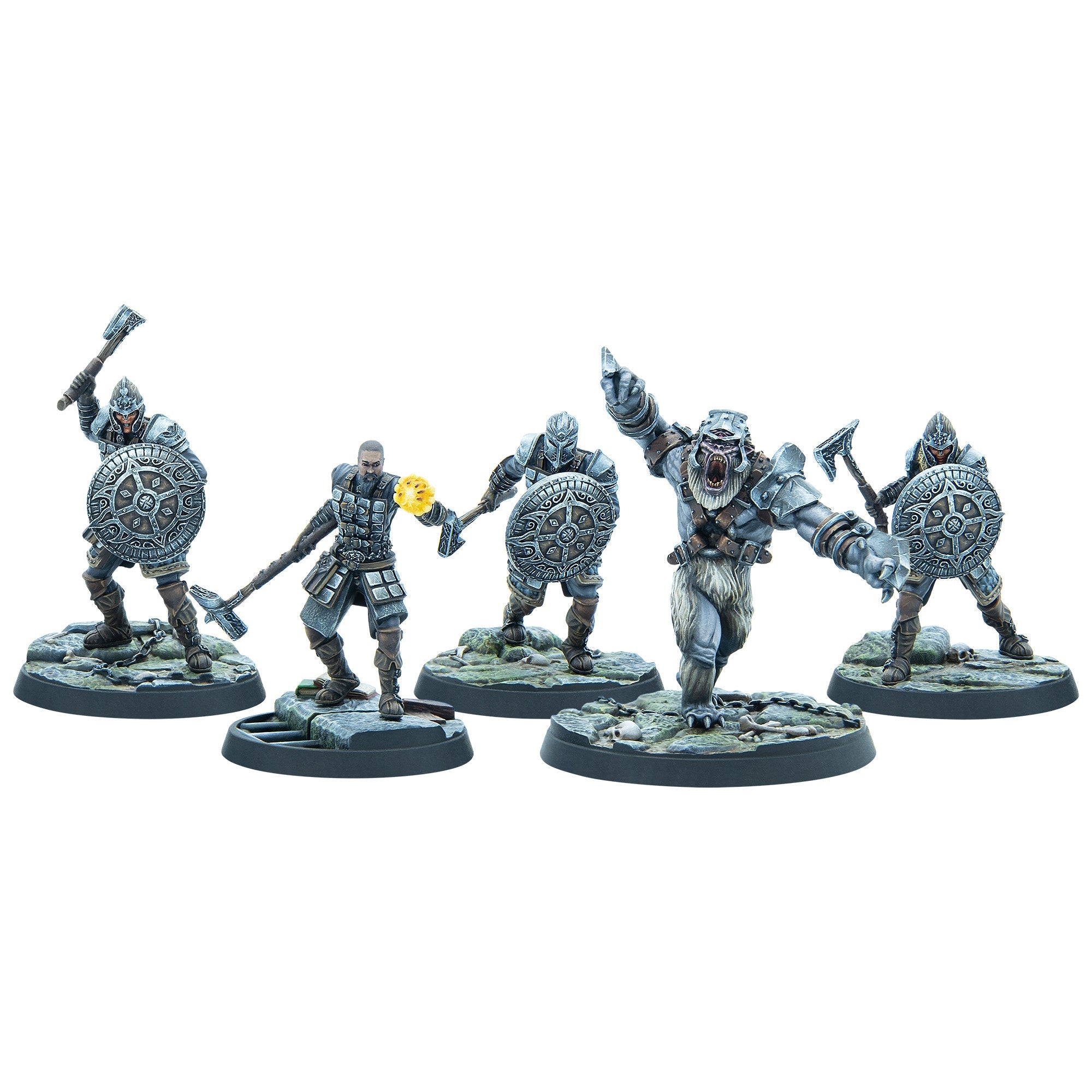 Modiphius Elder Scrolls Call to Arms Dawnguard Core Set miniature resina