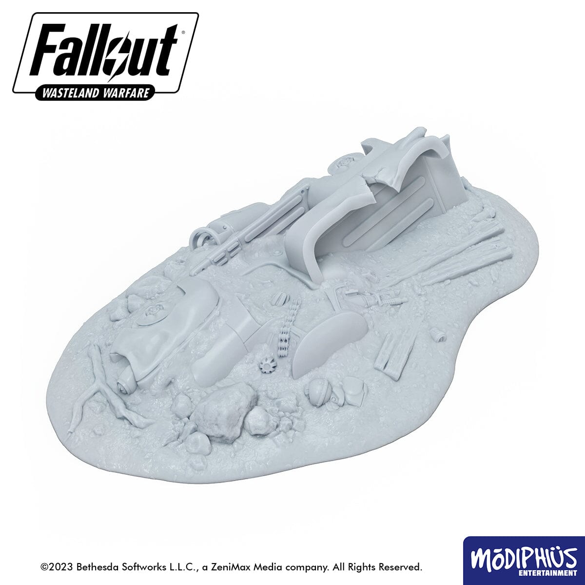 Fallout Wasteland Warfare Metal Dome terreno STL stampa 3D
