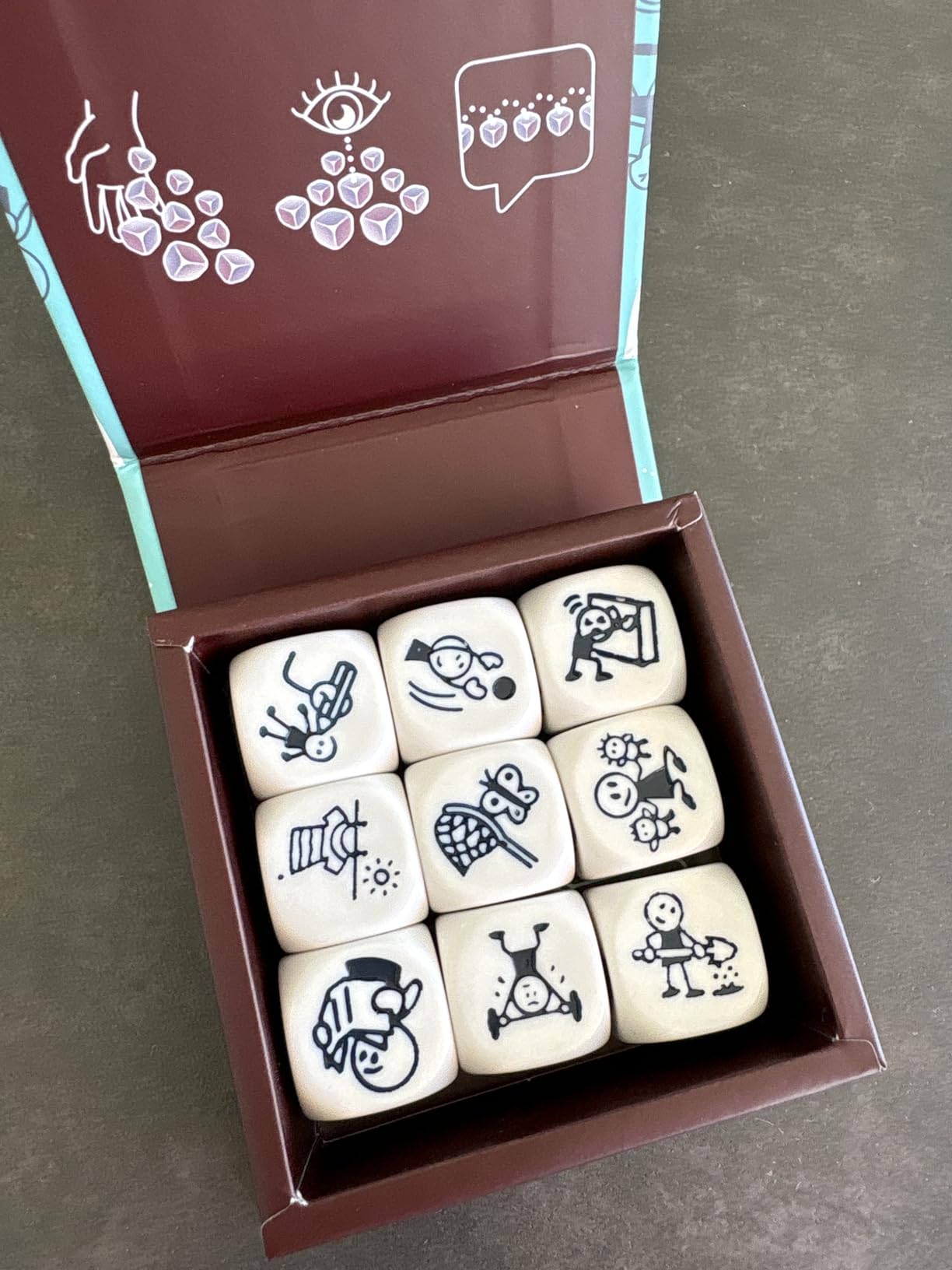 Asmodee Rory's Story Cubes Action gioco di dadi 9 dadi