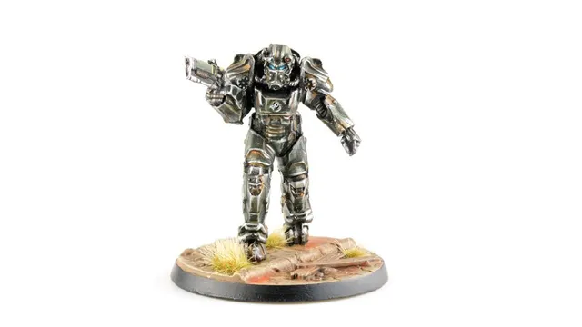 Modiphius Fallout Wasteland Warfare Brotherhood Power Armor 1 blister