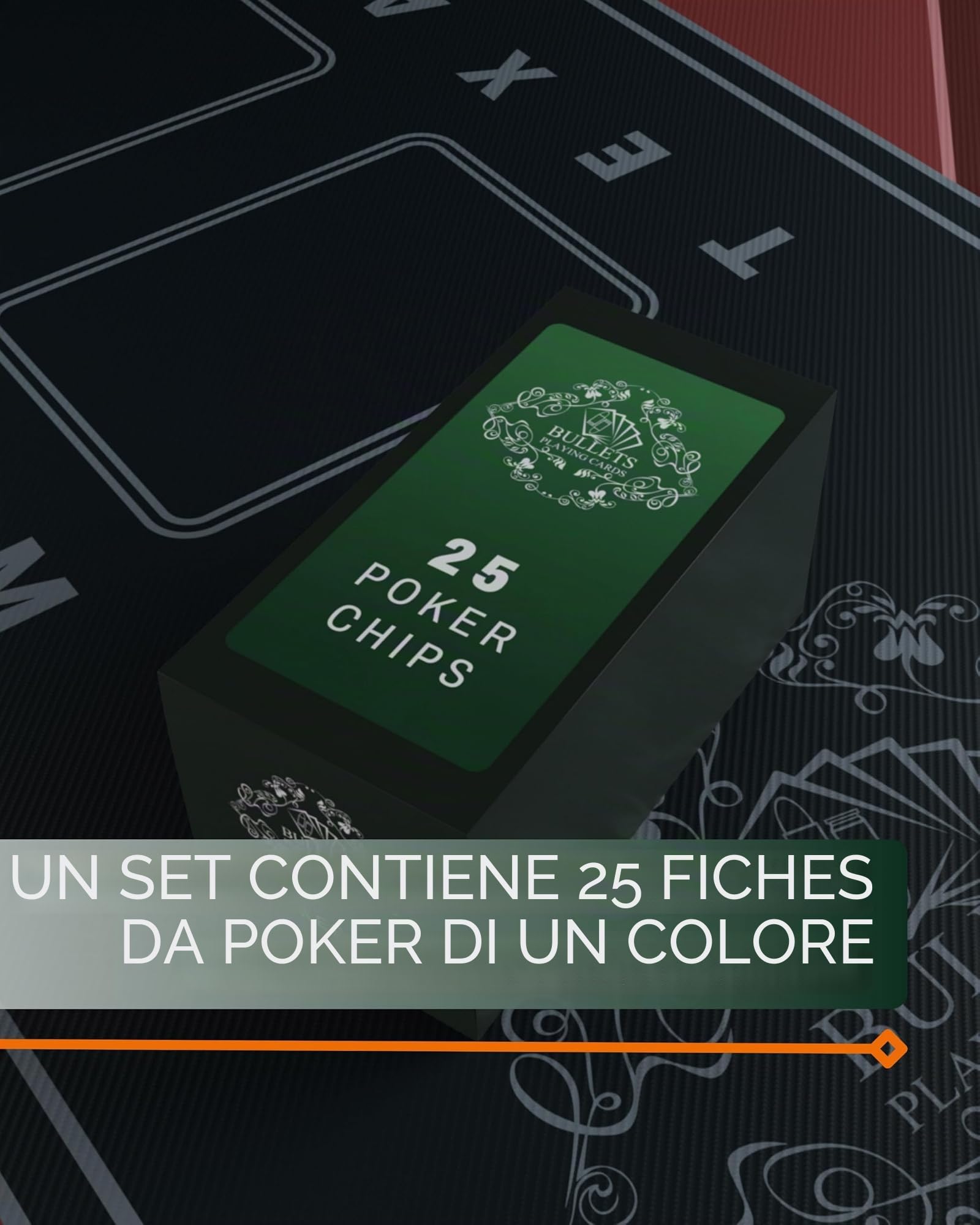 Cards&Co Adriana fiches poker 25 chip 10000 da 14 g