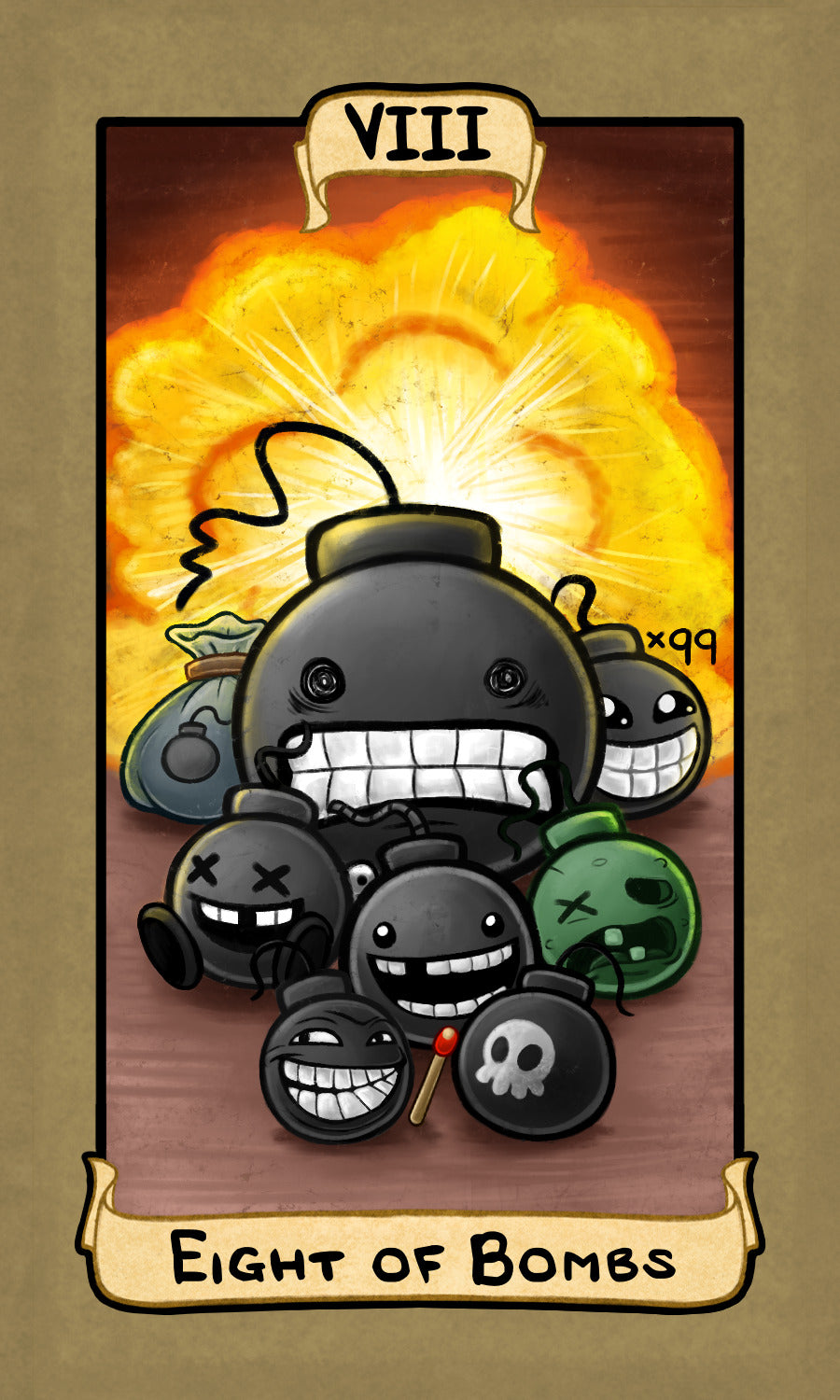 Binding of Isaac Tarot Deck mazzo 78 carte da collezione