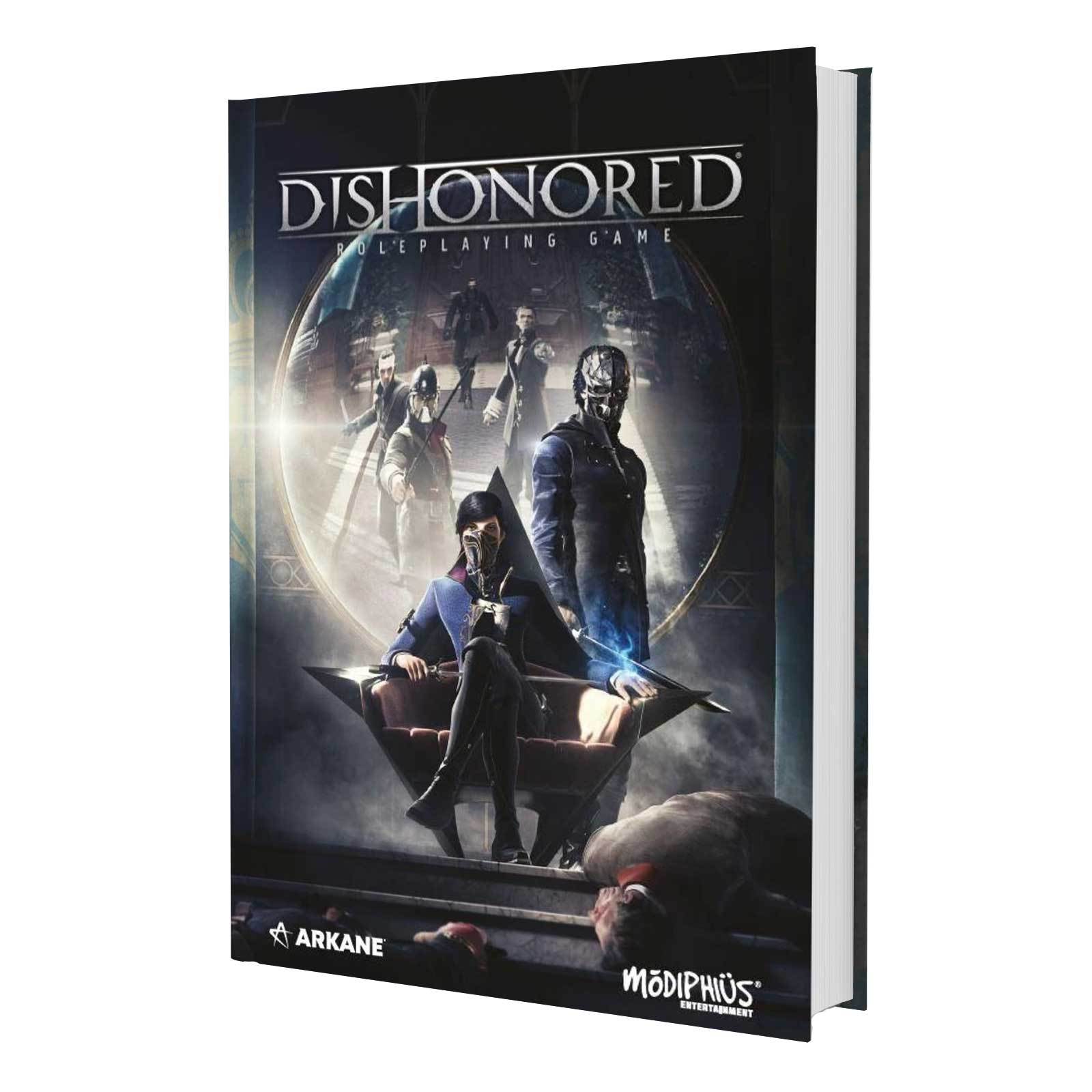 Modiphius Dishonored Core Rulebook manuale GDR copertina rigida inglese