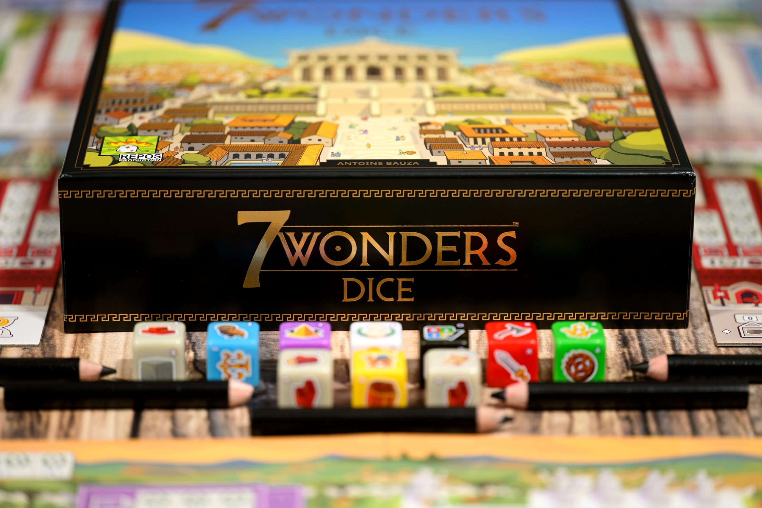 Asmodee 7 Wonders Dice gioco da tavolo roll & write italiano