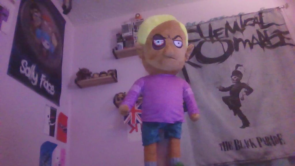 Maestro Media Plush Sally Face Travis peluche 10 pollici morbido
