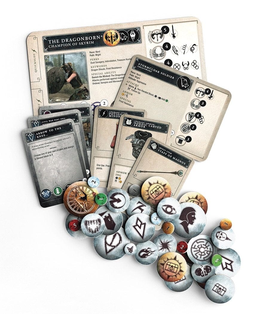 Modiphius The Elder Scrolls: Call to Arms scatola base gioco wargame solo
