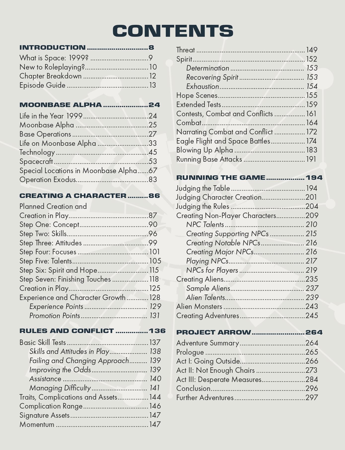 Modiphius Space 1999 Core Rulebook manuale gioco di ruolo 2d20