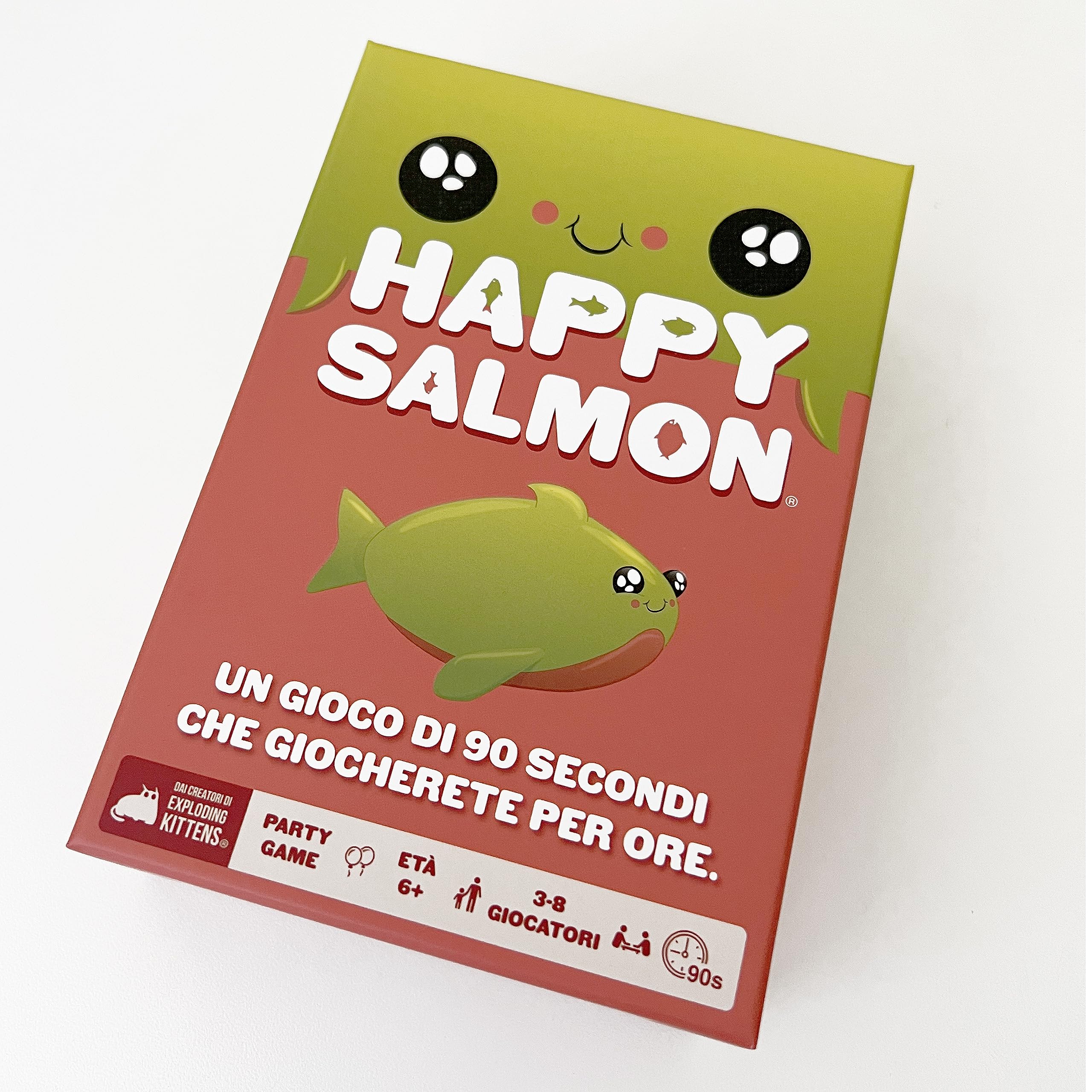 Asmodee Happy Salmon Gioco Base Gioco di Carte 3-8 giocatori