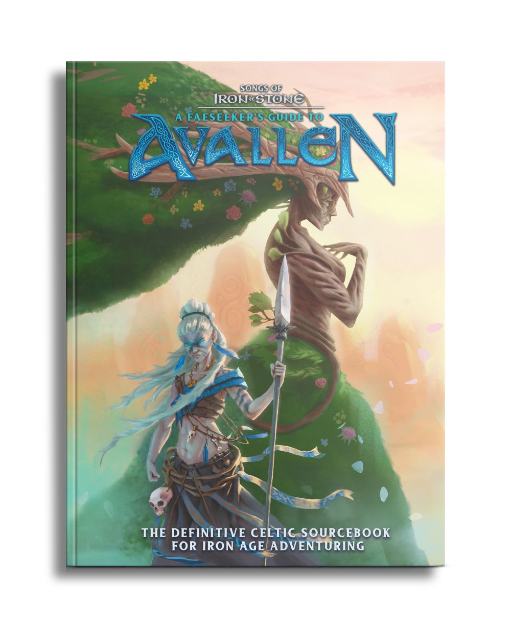 Modiphius Legends of Avallen Faeseeker's Guide manuale GDR celtico