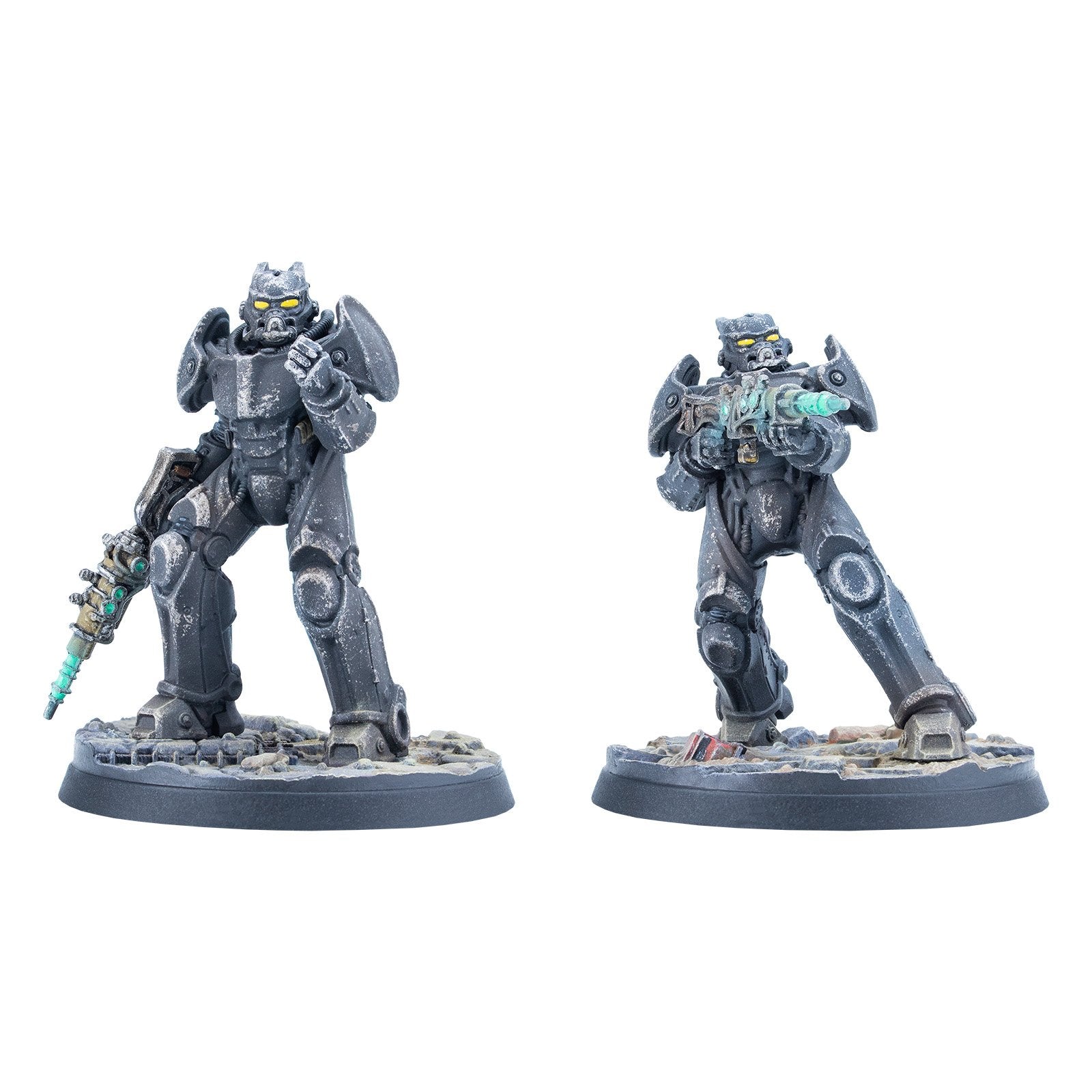 Fallout Wasteland Warfare Enclave Soldier Set 2 miniature