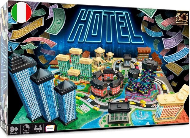 Asmodee Hotel Nuova Edizione 2024 Gioco da Tavolo 2-4 Giocatori
