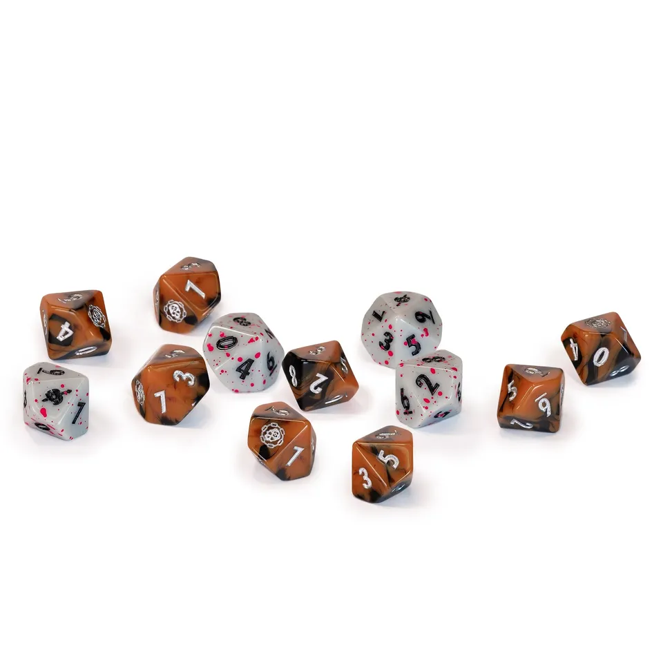 Fallout Factions Dice Wasteland Raiders set 12 dadi D10