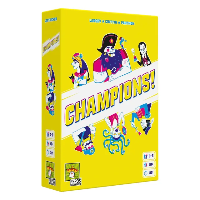 Asmodee Champions! party game edizione italiana 3-8 giocatori