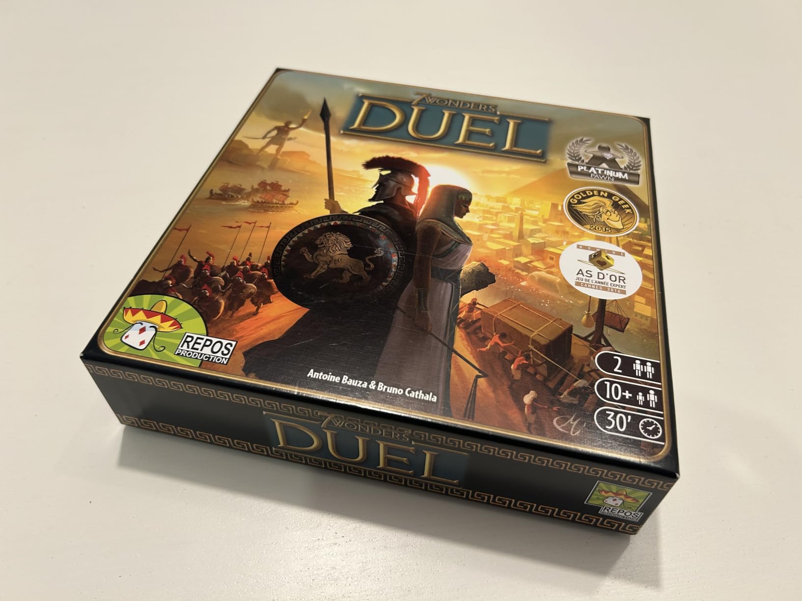 Asmodee 7 Wonders Duel gioco strategia 2 giocatori italiano