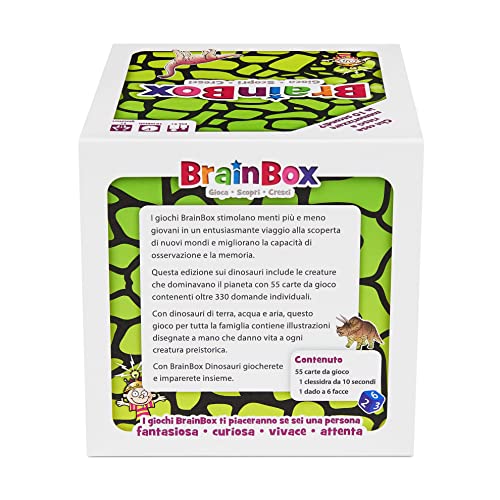 Asmodee Giochi per Bambini BrainBox Dinosauri 2022 gioco memoria