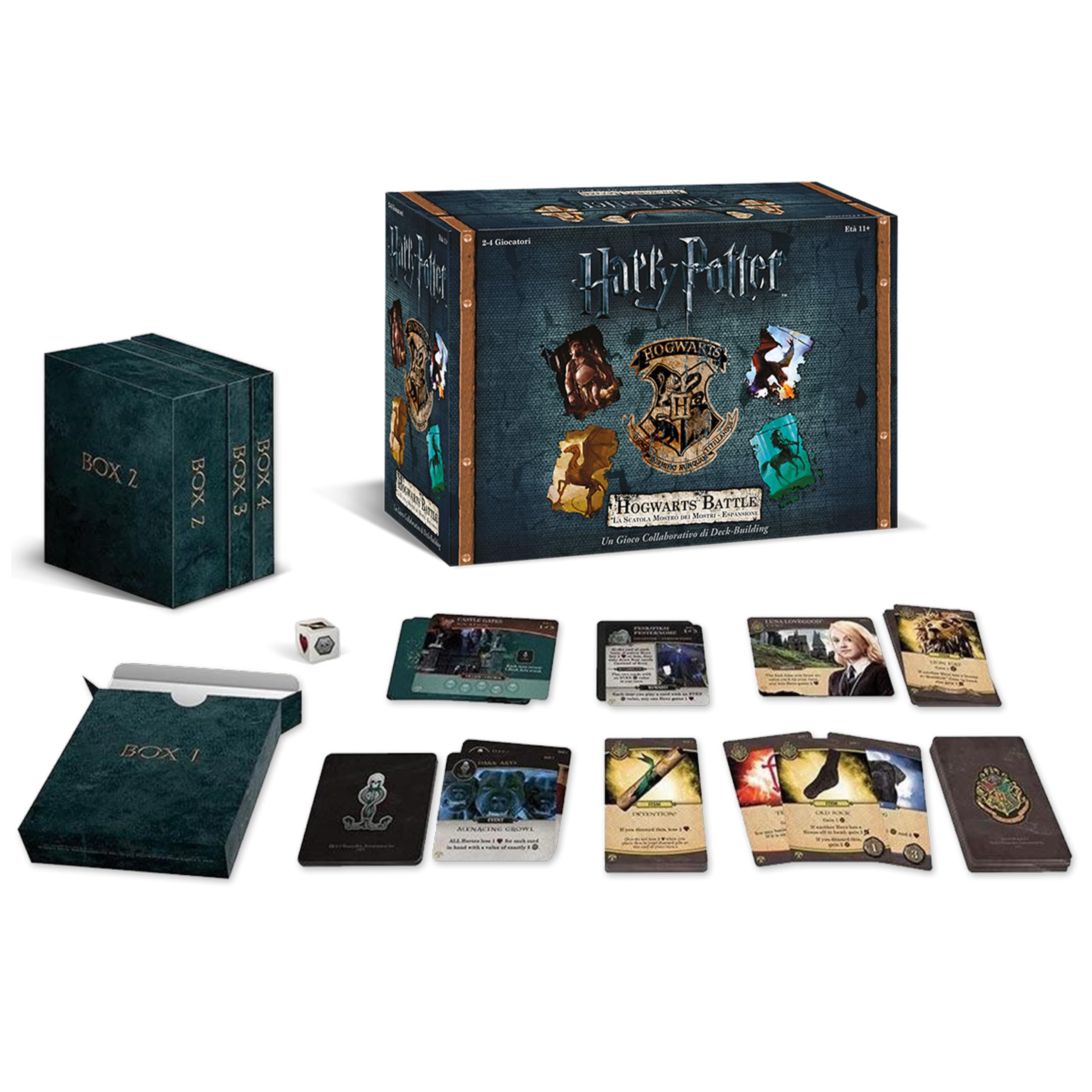 Asmodee Hogwarts Battle Scatola Mostro espansione cooperativa