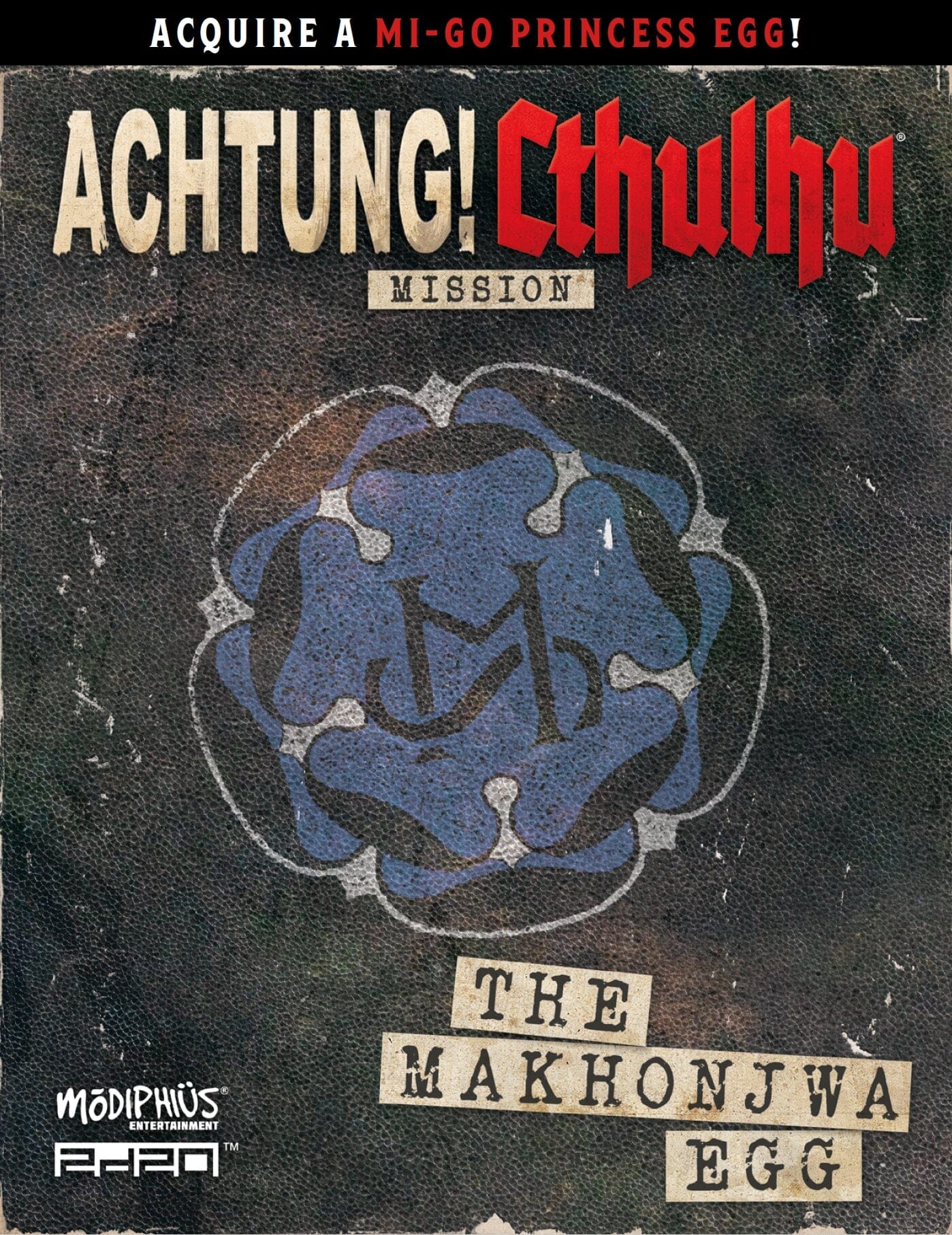 Achtung Cthulhu 2d20 avventura Makhonjwa Egg PDF 40 pagine