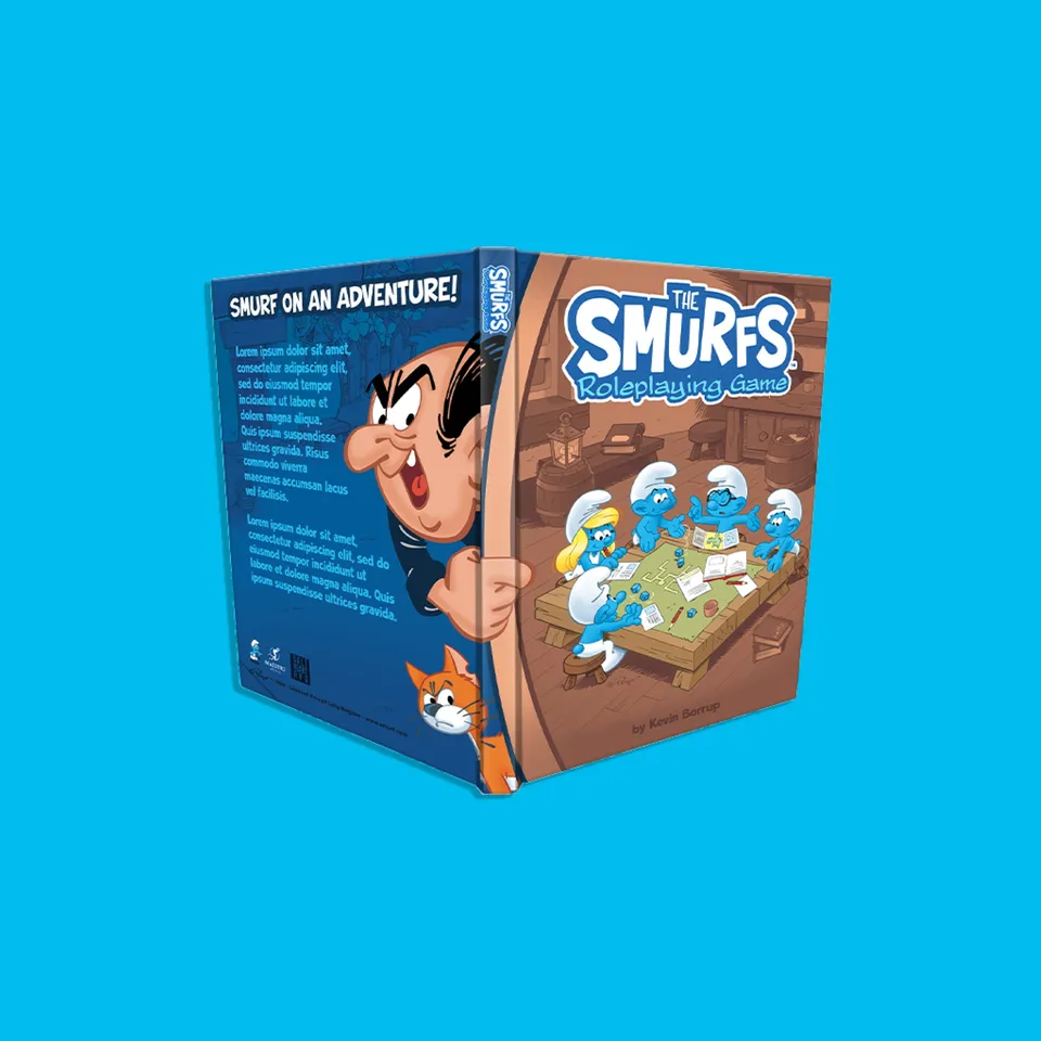 Maestro Media The Smurfs RPG Special Edition manuale copertina rigida
