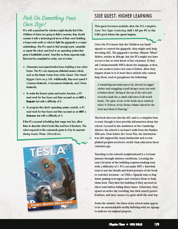 Fallout The Roleplaying Game Winter of Atom manuale PDF 248 pagine