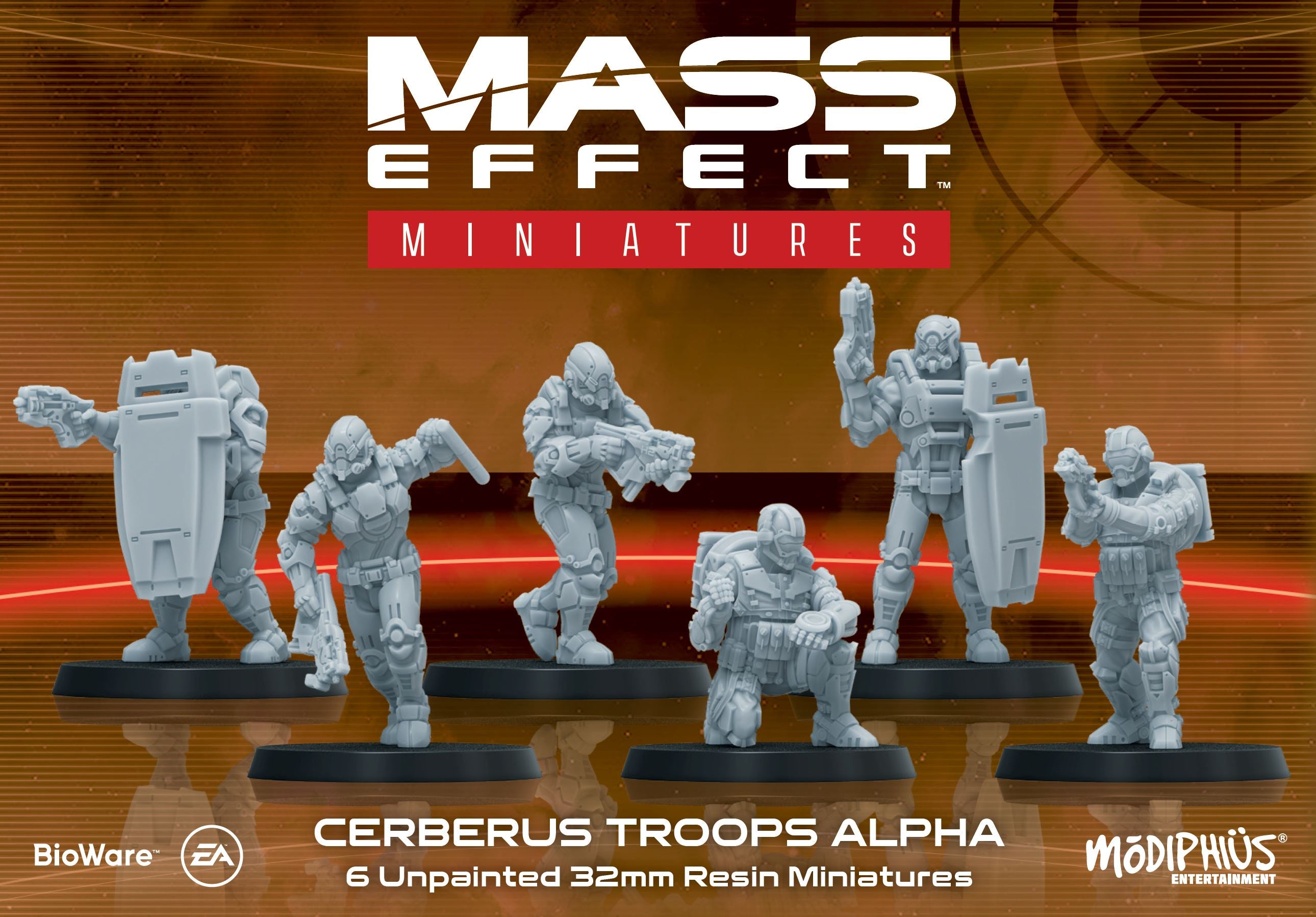Modiphius Mass Effect Miniatures Collector Bundle resina 32mm