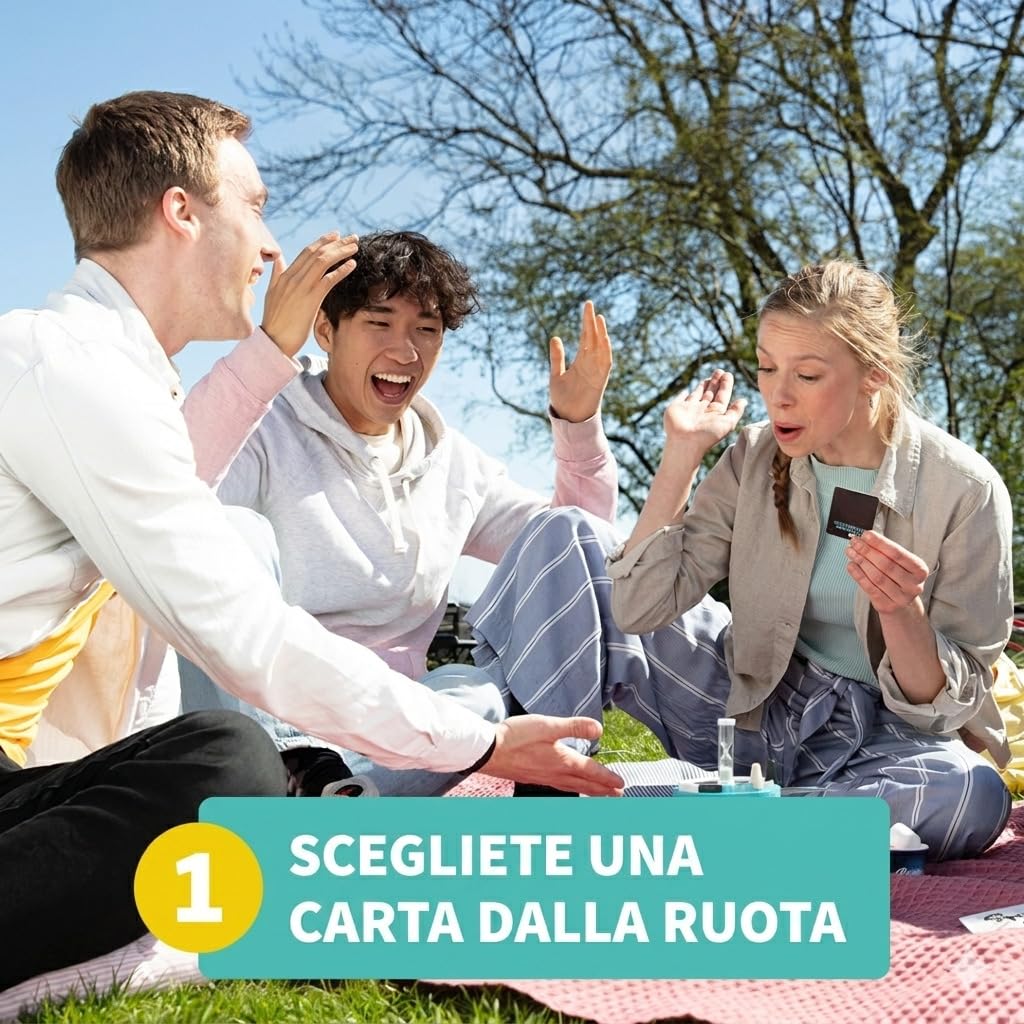 Asmodee Hint Go party game da viaggio squadre edizione italiana