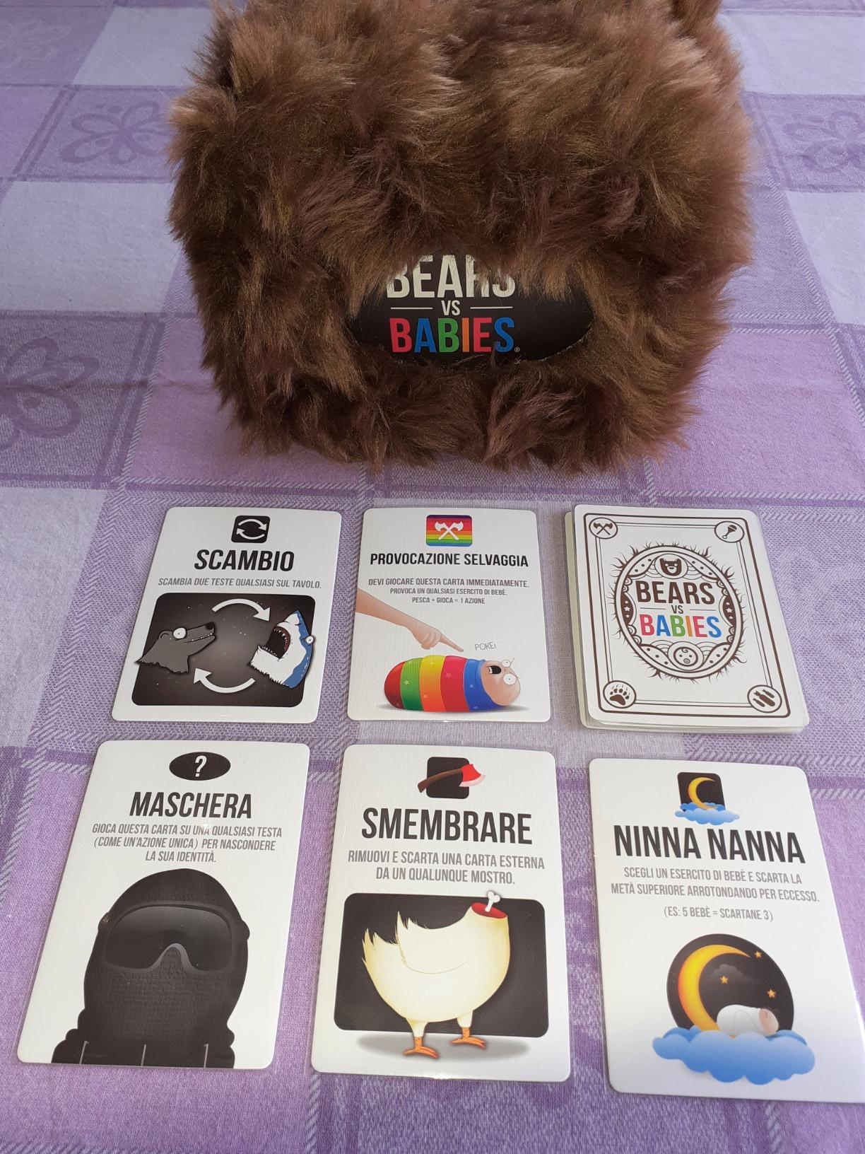 Asmodee Bears vs Babies gioco da tavolo edizione italiana 2-5 giocatori