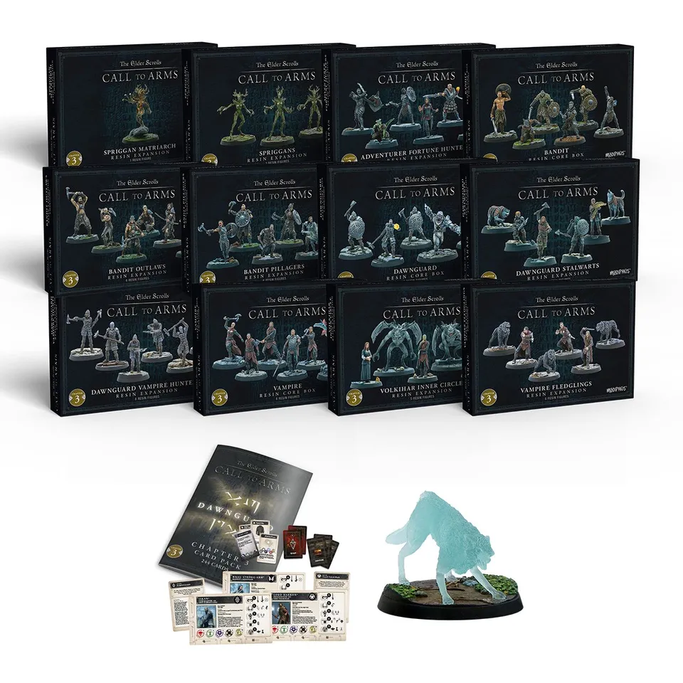 Elder Scrolls Call to Arms Chapter 3 Bundle Dawnguard miniature