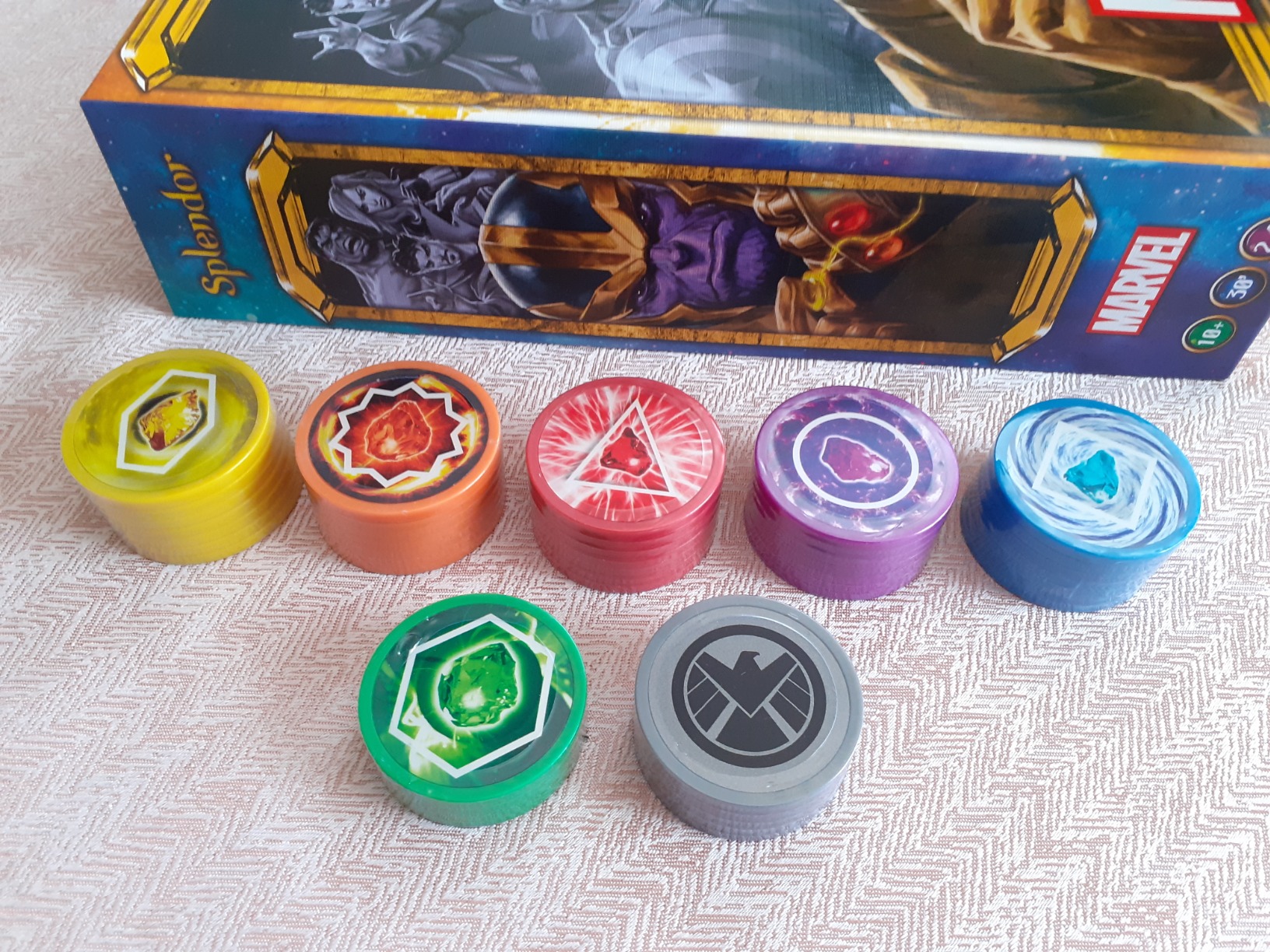 Asmodee Splendor Marvel gioco tavolo strategia supereroi
