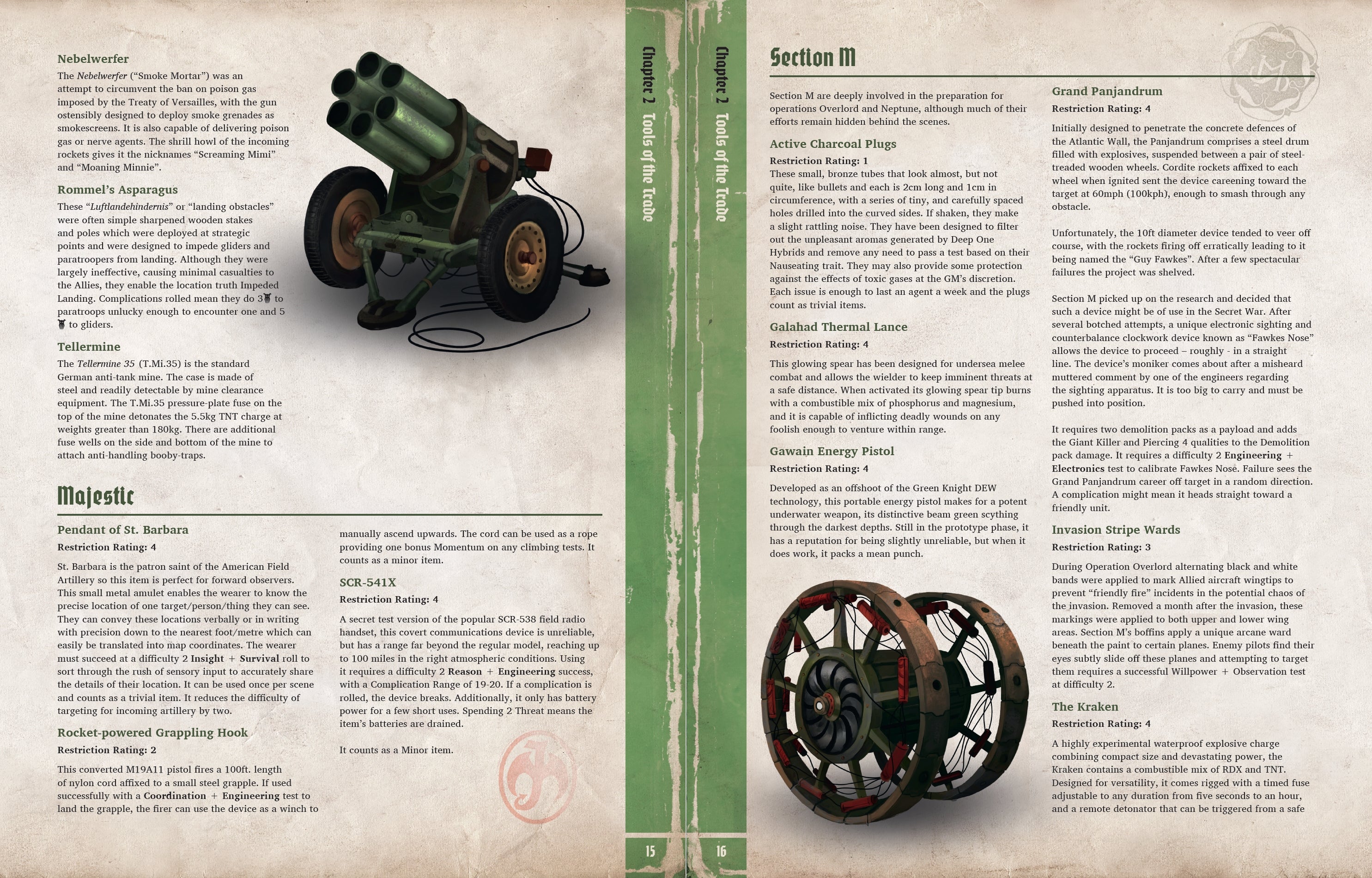 Modiphius Achtung! Cthulhu D-Day Darkest Day manuale PDF