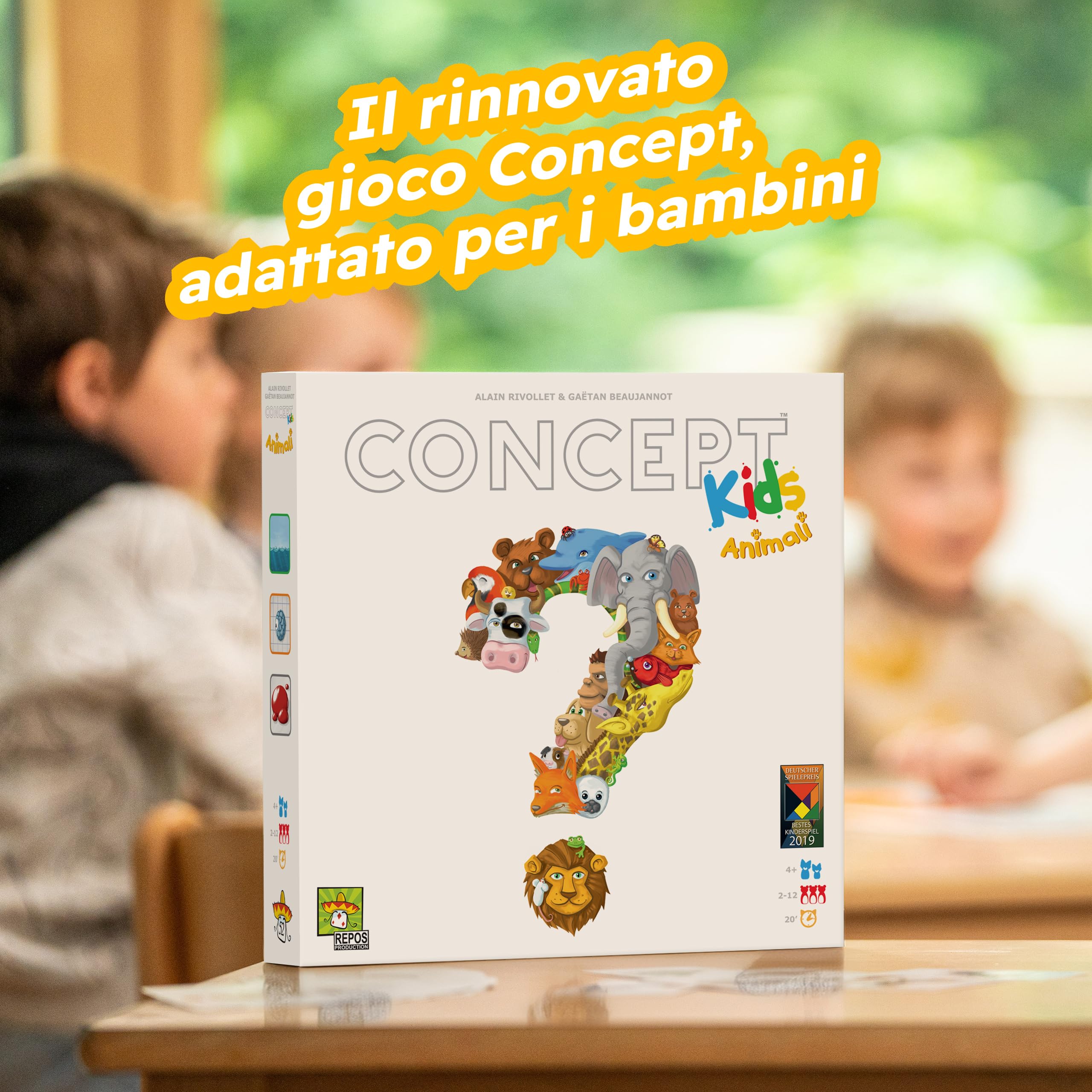 Asmodee Concept Kids Animali gioco bambini cooperativo 4+