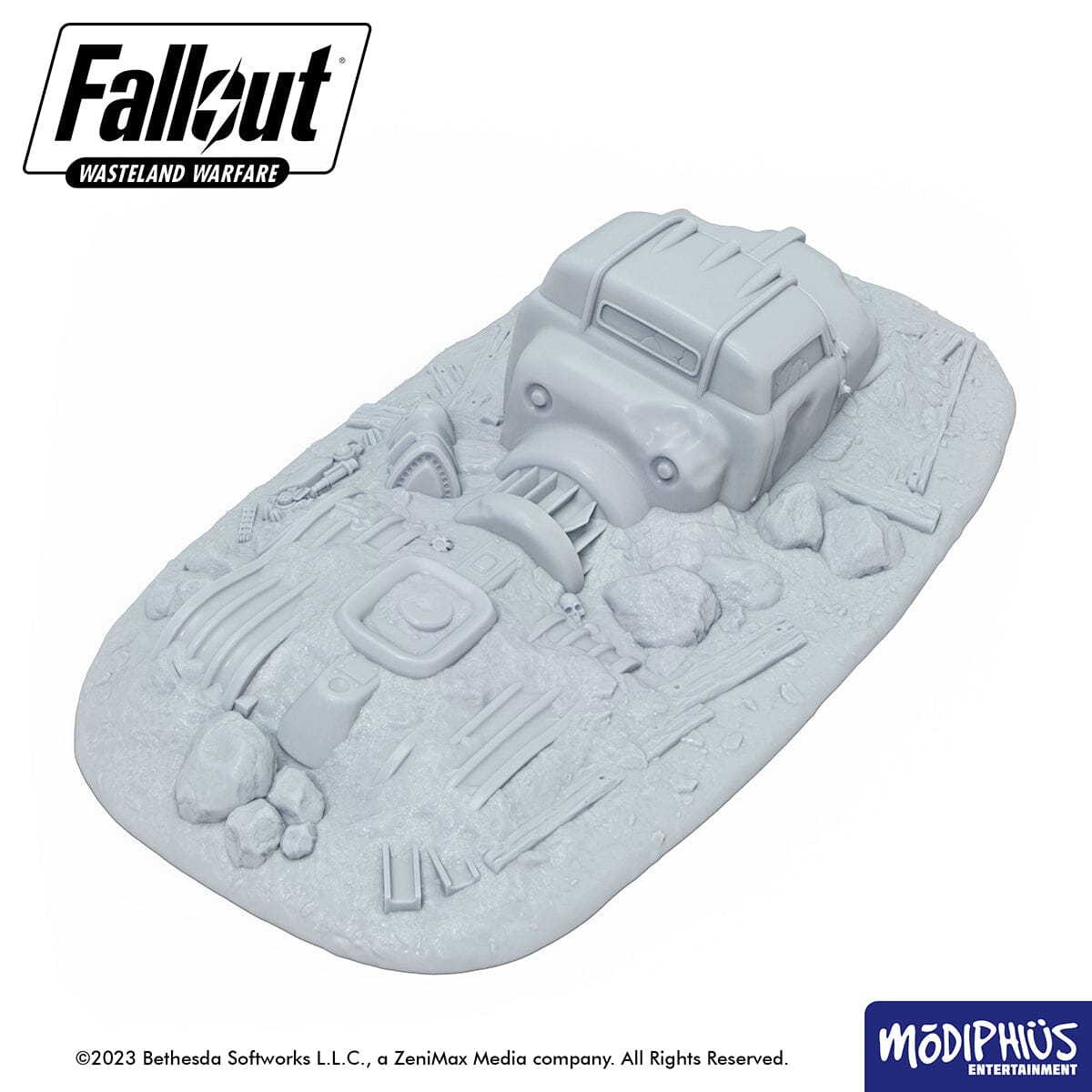 Fallout Wasteland Warfare Metal Dome terreno STL stampa 3D
