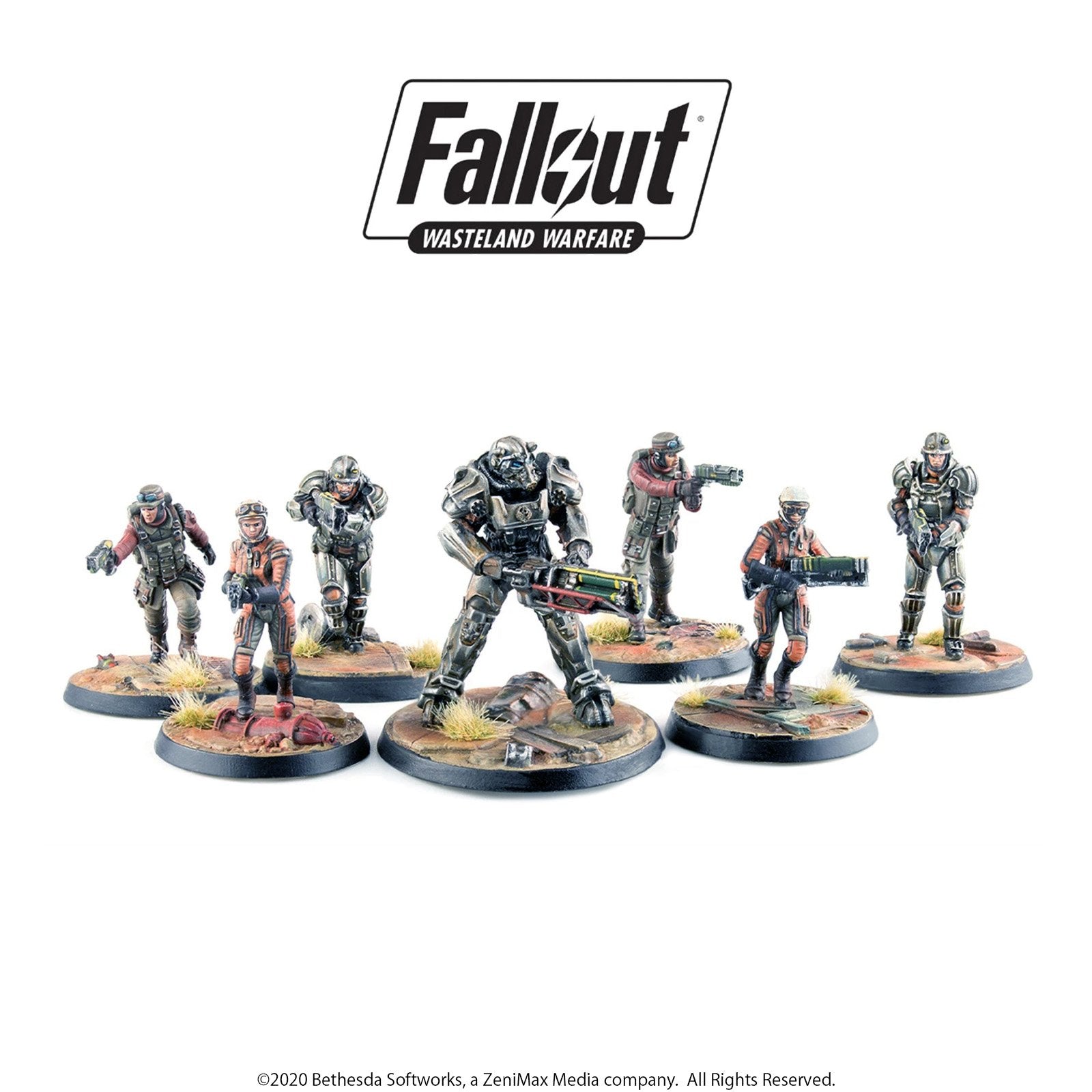 Modiphius Fallout Wasteland Warfare Brotherhood of Steel Core Box miniature